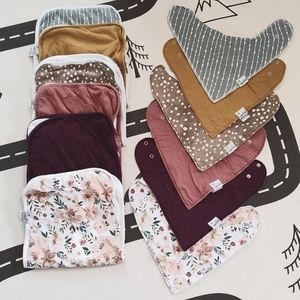 Copper Pearl Bibs and Burp Cloths